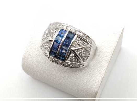 宝石買取 サファイア 指輪 Pt900